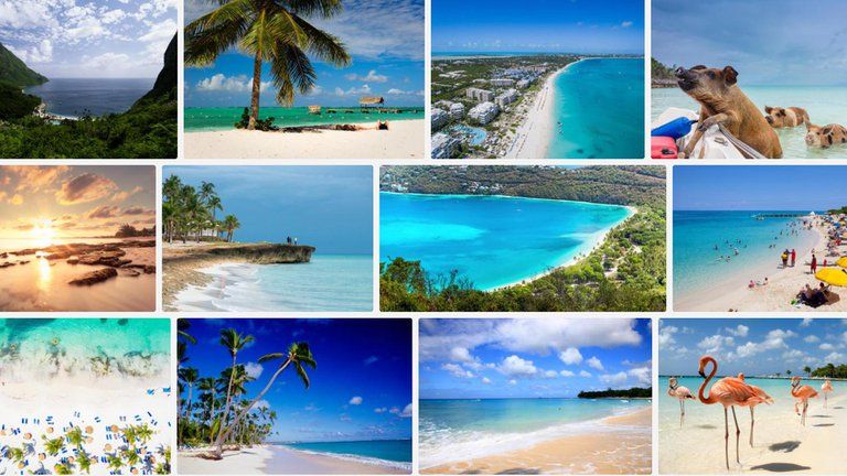 Una mejor que la otra. 17 playas del Caribe entre las mas hermosas.